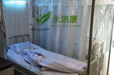 2018.8.13湖南長(cháng)沙層流消毒床罩-層流床水平款安裝成品展示
